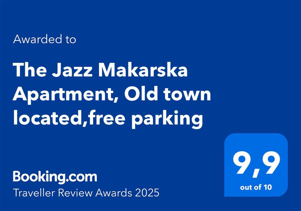 The Jazz Makarska Apartment, Old Town Located,Free Parking Exteriör bild